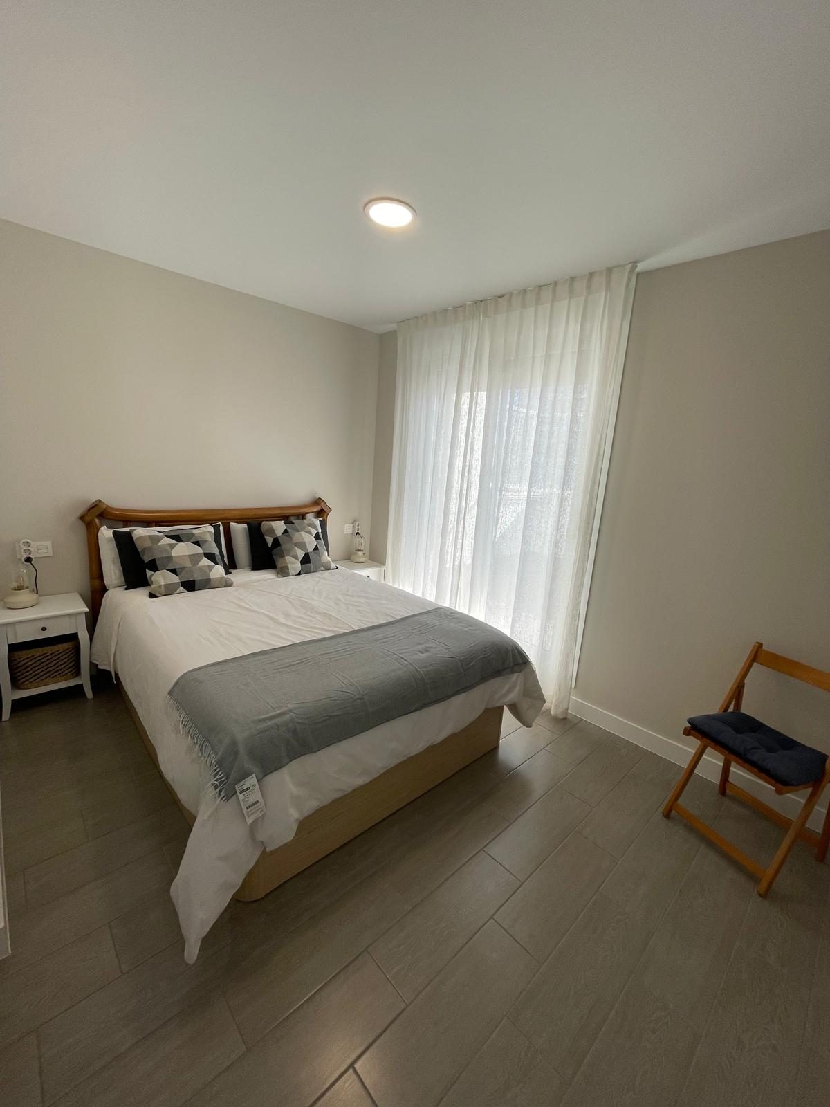 Dormitorio 3, cama doble grande, apartamento Mar de Dunas en Torrox Costa